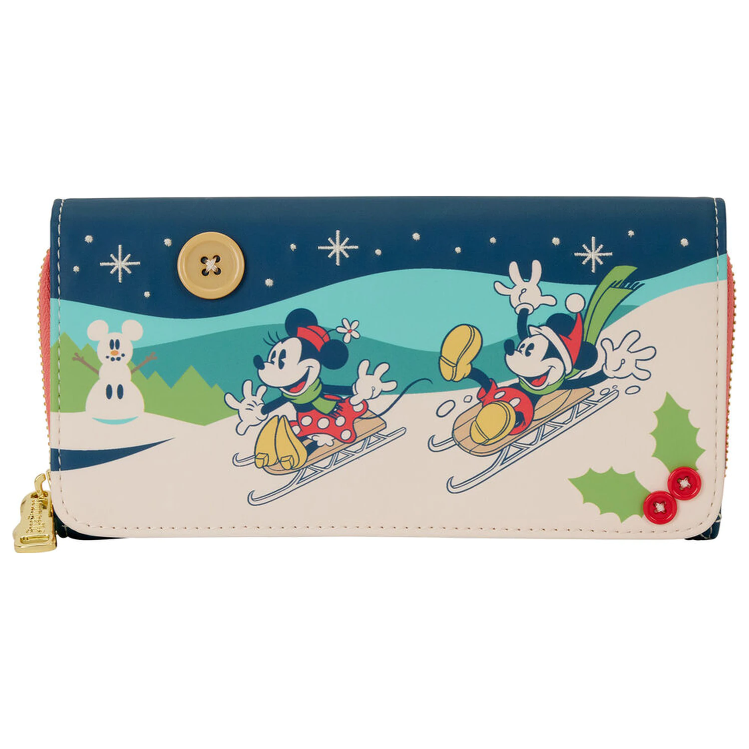Loungefly Disney Mickey & Minnie Holiday pénztárca termékfotó