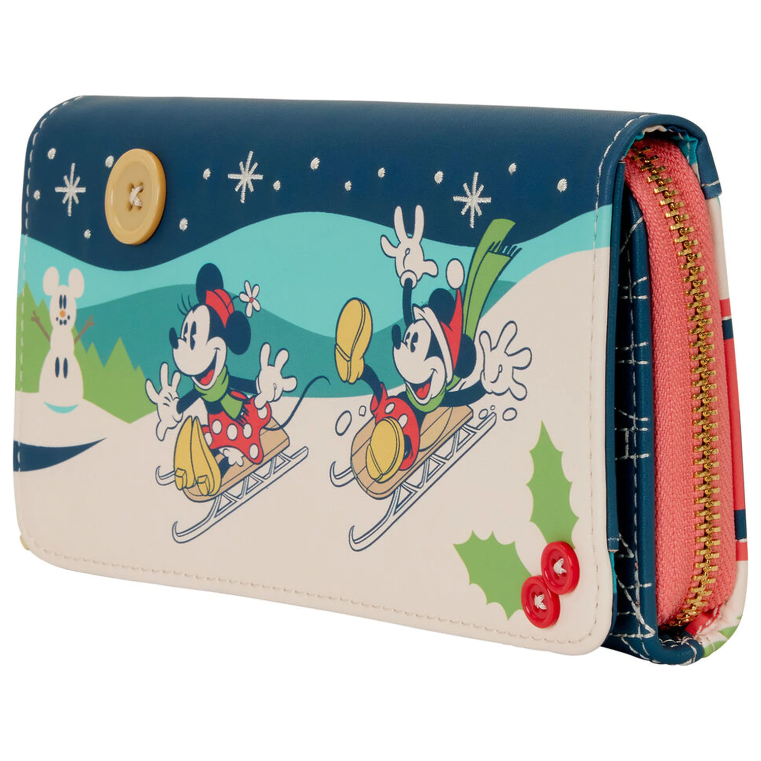 Loungefly Disney Mickey & Minnie Holiday pénztárca termékfotó