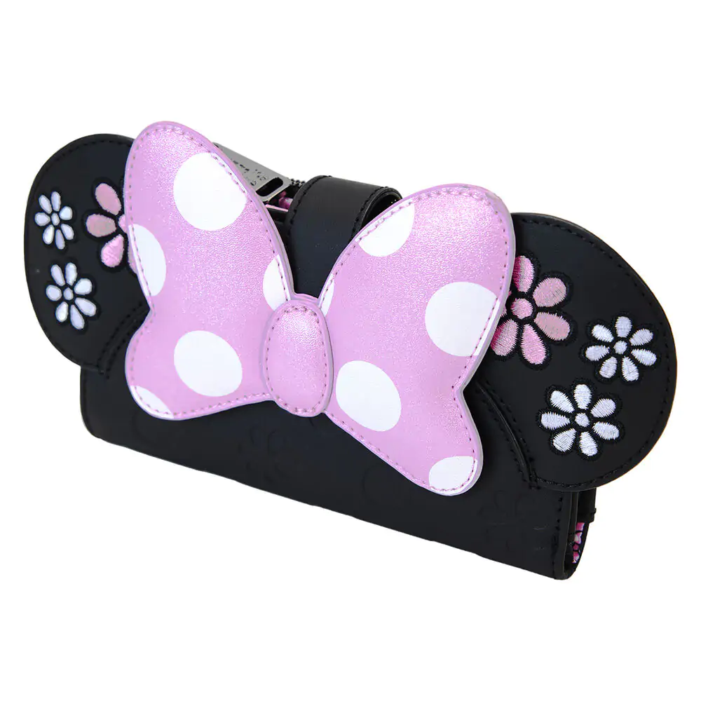 Loungefly Disney Minnie Floral Rock the Dots pénztárca termékfotó