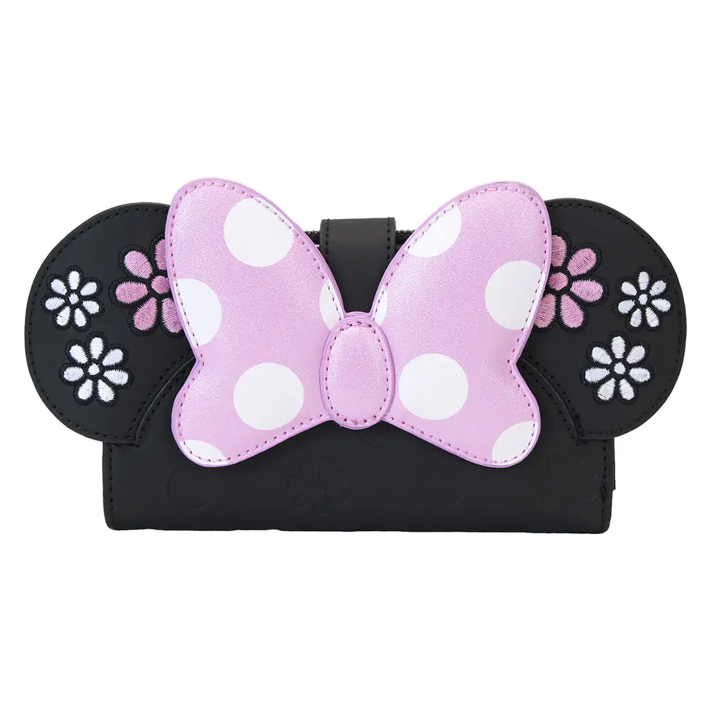 Loungefly Disney Minnie Floral Rock the Dots pénztárca termékfotó