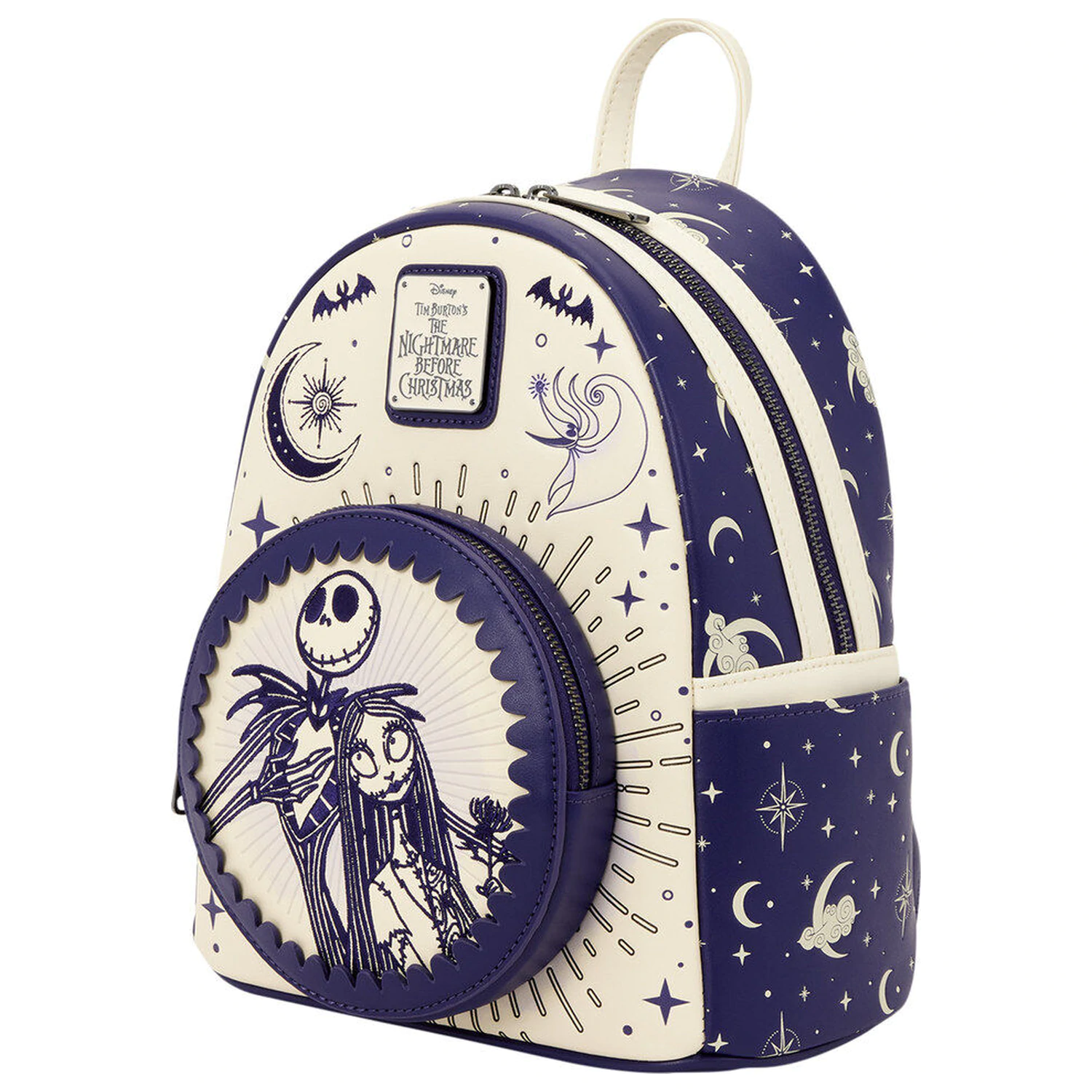 Loungefly Disney Nightmare Before Christmas Jack Skellington & Sally Night Sky táska hátizsák 26cm termékfotó