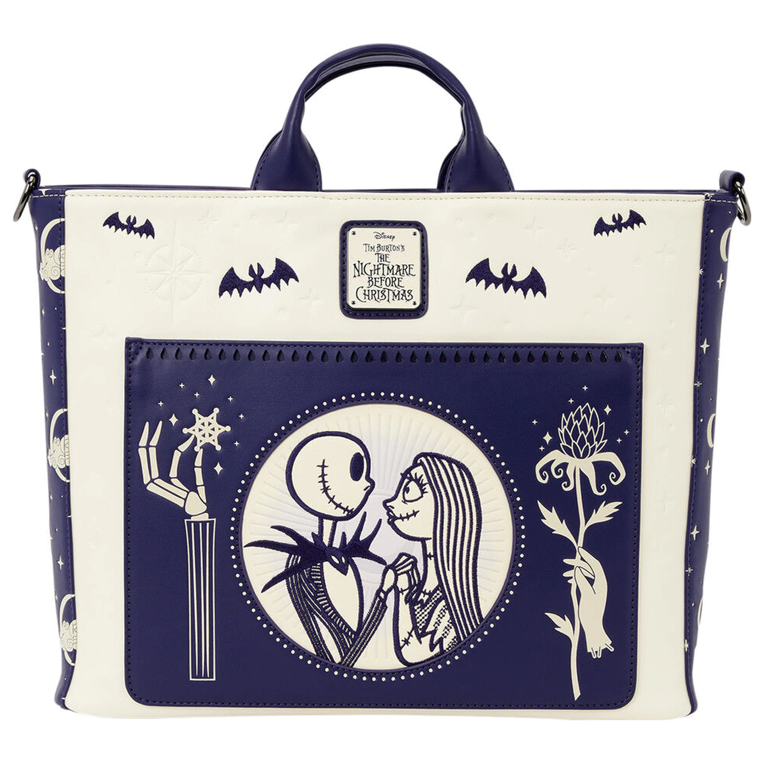 Loungefly Disney Nightmare Before Christmas Jack Skellington & Sally Night táska  termékfotó