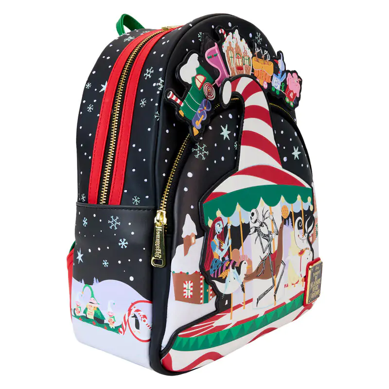 Loungefly Disney Nightmare Before Christmas Journey to Christmas Town Rucksack termékfotó