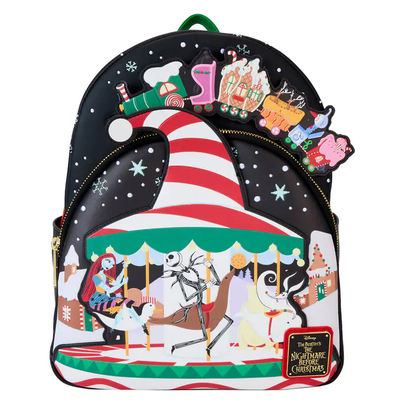 Loungefly Disney Nightmare Before Christmas Journey to Christmas Town Rucksack termékfotó