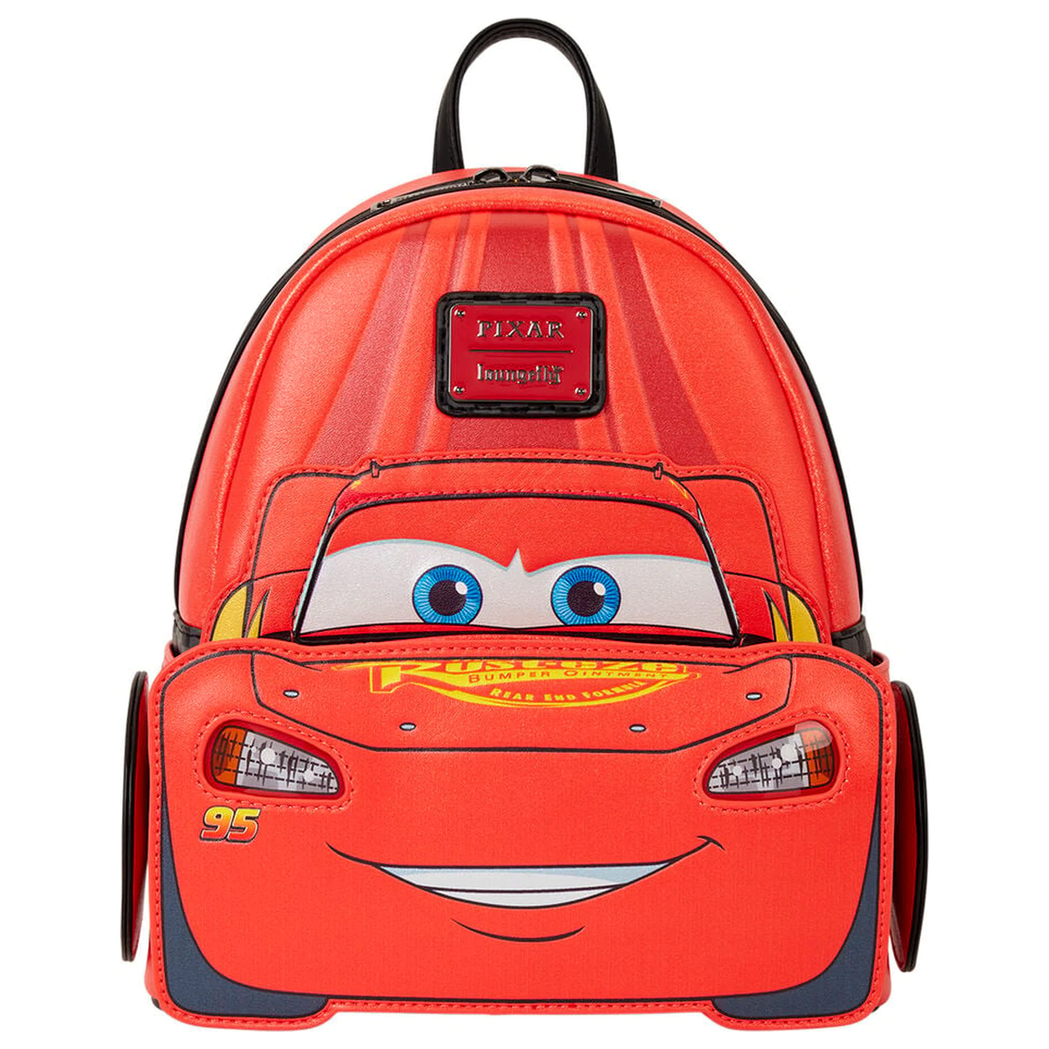 Loungefly Disney Pixar Cars 20th Anniversary Lightning McQueen Metallic Light-Up táska hátizsák 26cm termékfotó