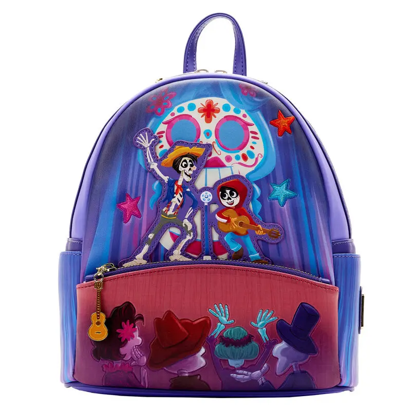 Loungefly Disney Pixar Coco Miguel &amp; Hector Performance táska hátizsák 25cm termékfotó
