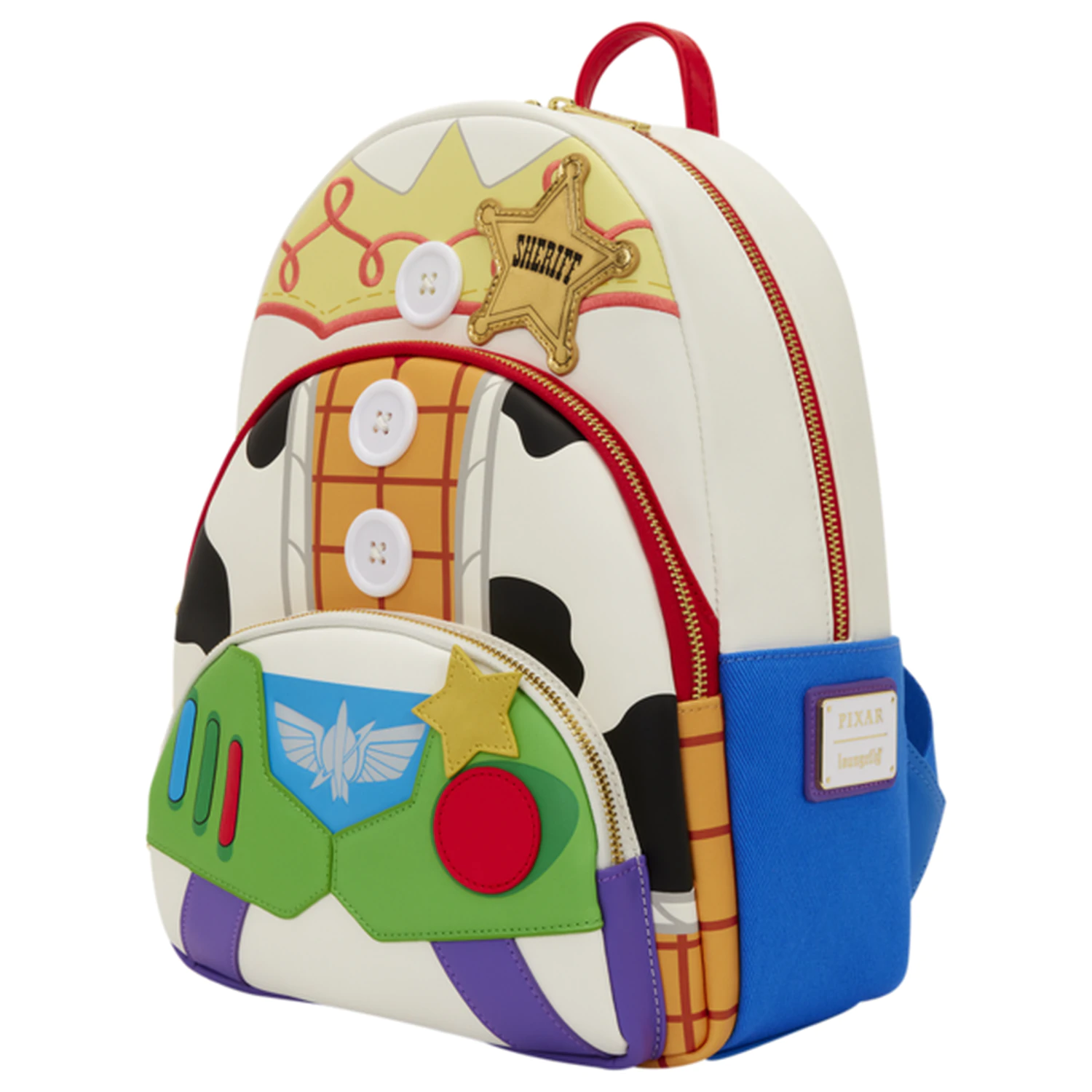 Loungefly Disney Pixar Toy Story 5 Jessie, Woody & Buzz Lightyear táska hátizsák 31cm termékfotó