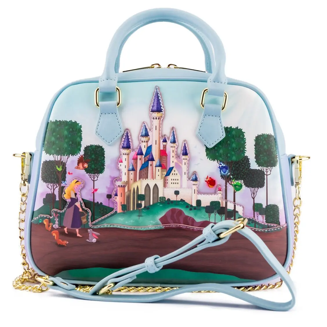 Loungefly Disney Sleeping Beauty Castle válltáska termékfotó