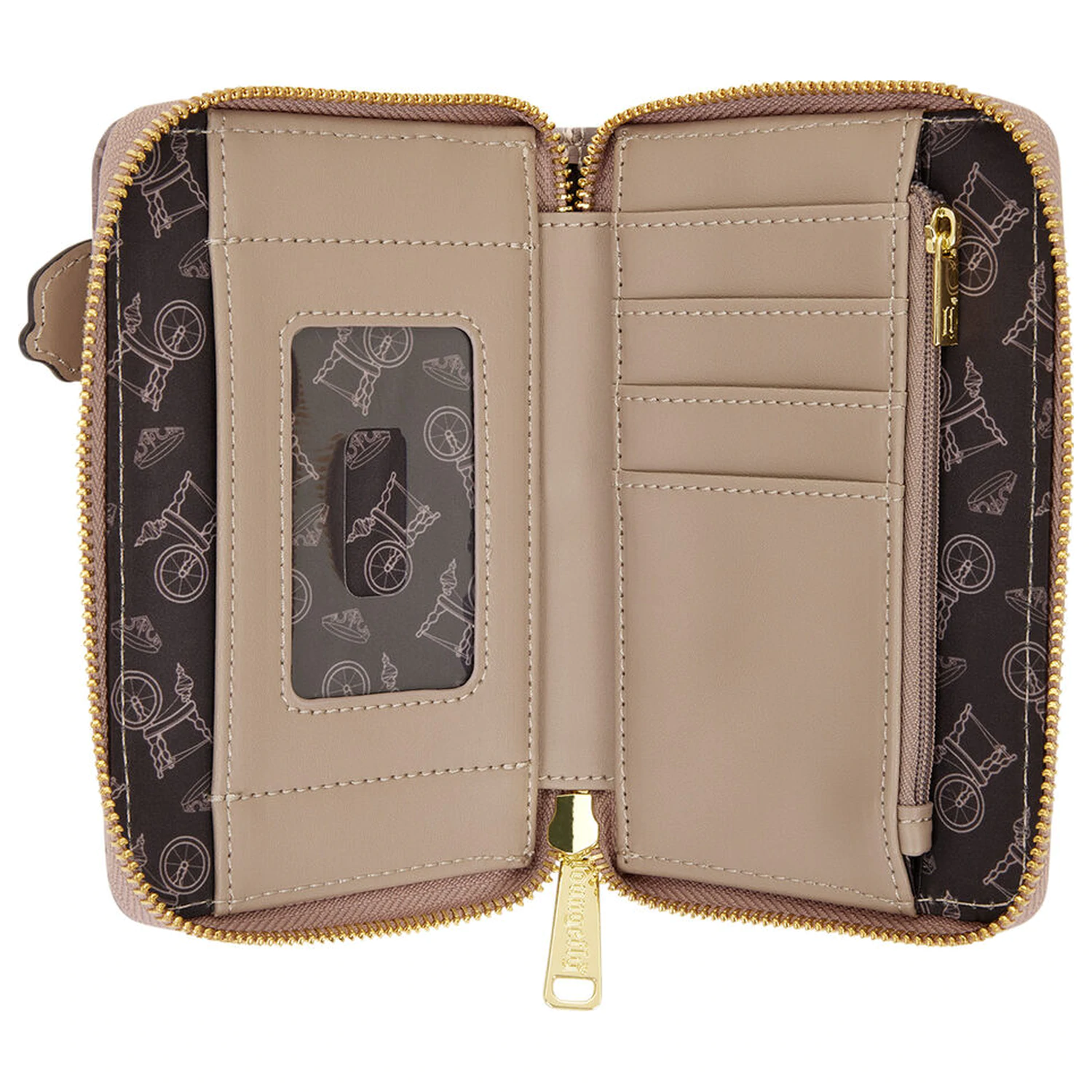 Loungefly Disney Sleeping Beauty & Maleficient Spinning Wheel pénztárca termékfotó