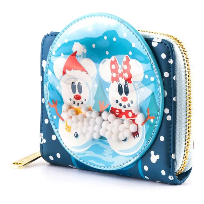 Disney by Loungefly Wallet Snowman Minnie & Mickey Snow Globe termékfotó