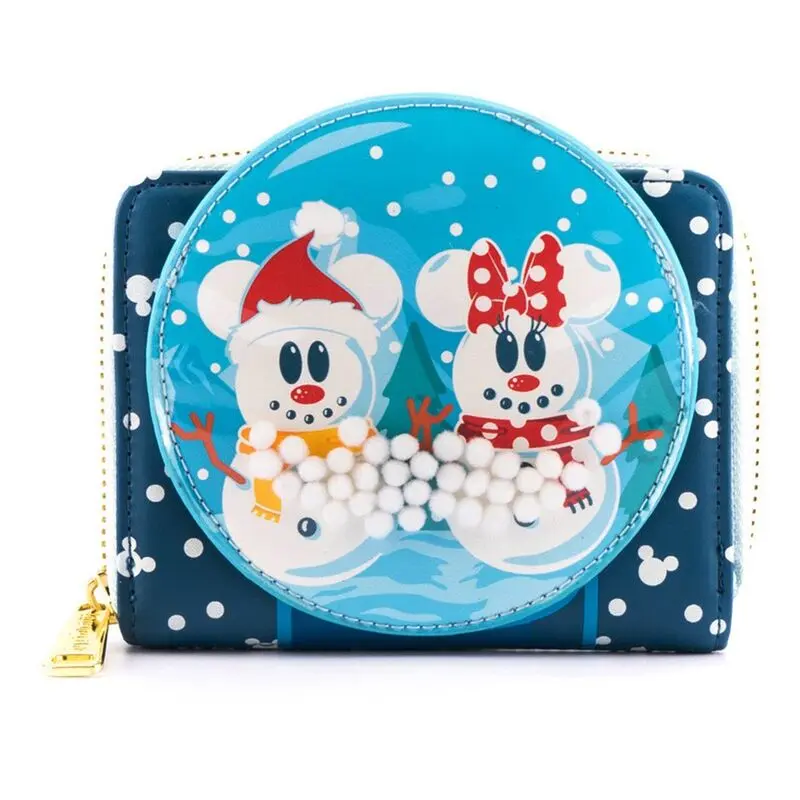 Disney by Loungefly Wallet Snowman Minnie & Mickey Snow Globe termékfotó