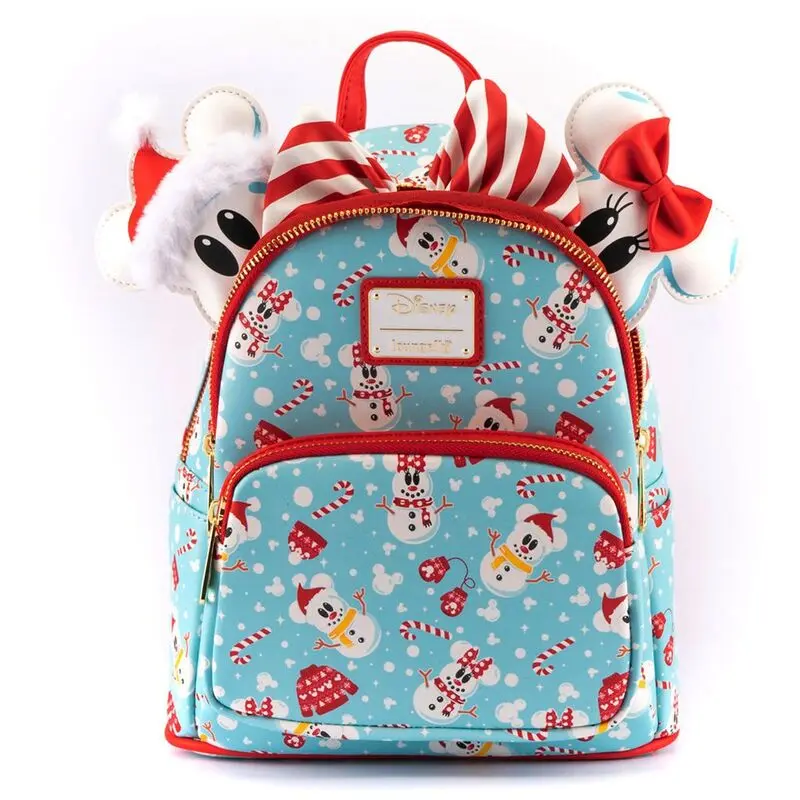 Loungefly Disney Snowman Mickey Minnie táska hátizsák + hajpánt csomag 26cm termékfotó