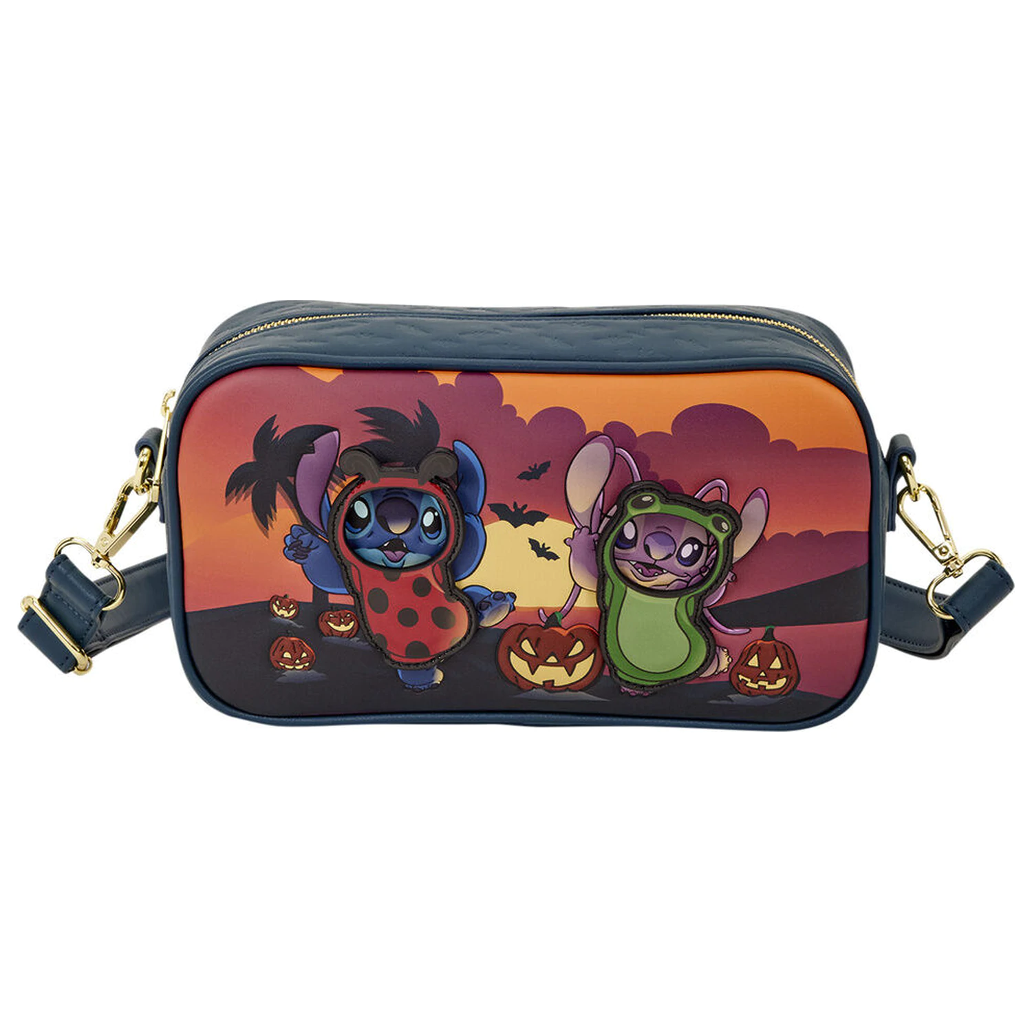 Loungefly Disney Stitch Halloween Angel & Stitch válltáska termékfotó