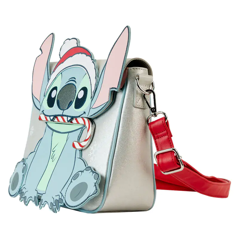 Loungefly Disney Stitch Holiday glitter keresztpántos táska termékfotó