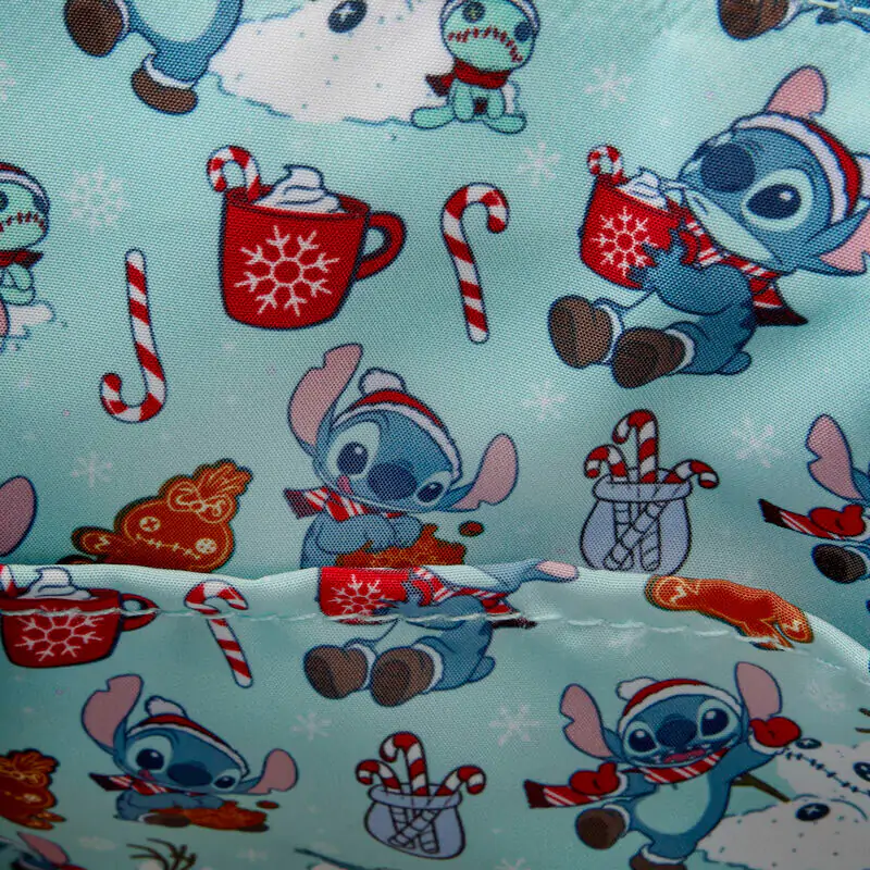 Loungefly Disney Stitch Holiday glitter keresztpántos táska termékfotó