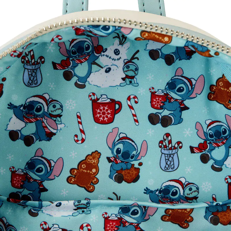 Loungefly Disney Stitch Holiday Snow Angel glitter táska hátizsák 26cm termékfotó