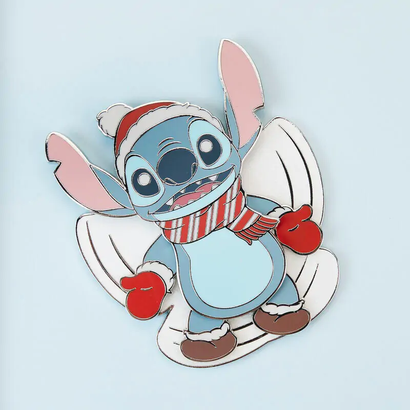 Loungefly Disney Stitch Holiday Snow Angel kitűző termékfotó