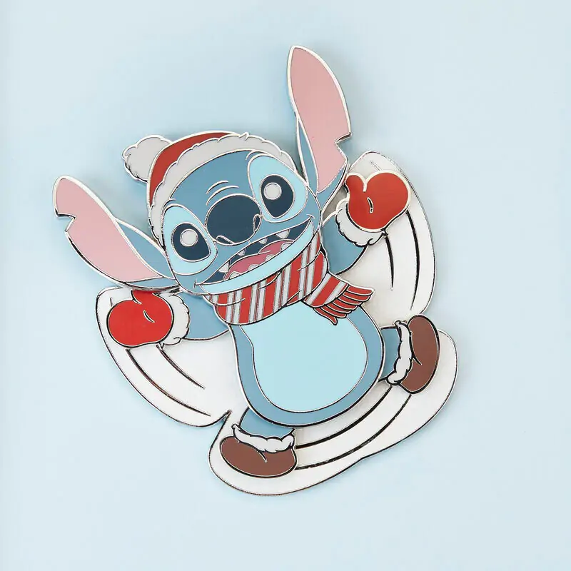 Loungefly Disney Stitch Holiday Snow Angel kitűző termékfotó