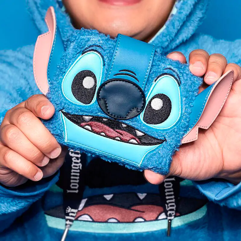 Loungefly Disney Stitch plüss pénztárca termékfotó