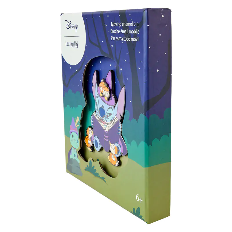 Loungefly Disney Stitch Spooky Stories Halloween kitűző termékfotó