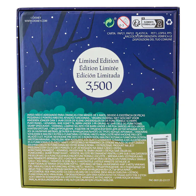 Loungefly Disney Stitch Spooky Stories Halloween kitűző termékfotó