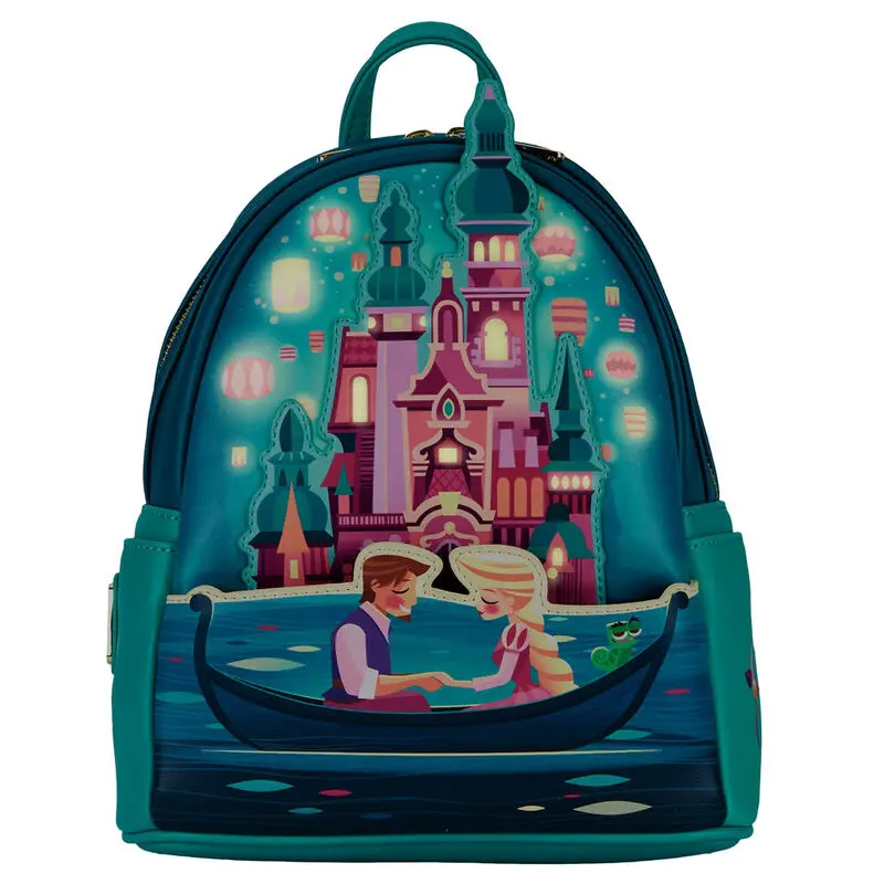 Loungefly Disney Tangled Aranyhaj Castle táska hátizsák 25cm termékfotó
