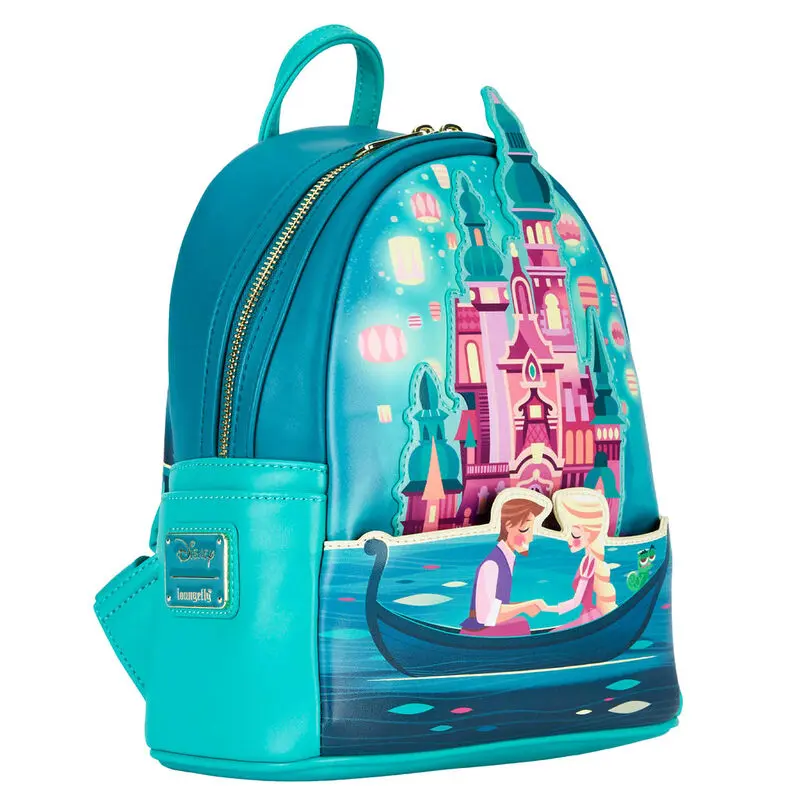 Loungefly Disney Tangled Aranyhaj Castle táska hátizsák 25cm termékfotó