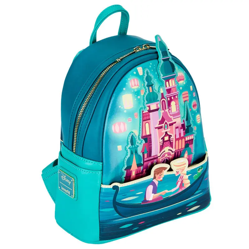 Loungefly Disney Tangled Aranyhaj Castle táska hátizsák 25cm termékfotó