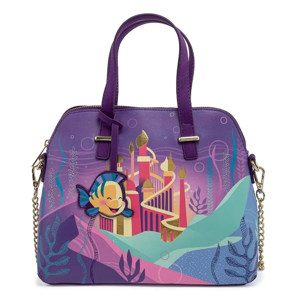 Loungefly Disney The Little Mermaid Ariel Castle keresztpántos táska termékfotó