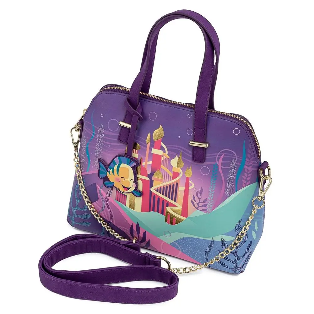 Loungefly Disney The Little Mermaid Ariel Castle keresztpántos táska termékfotó