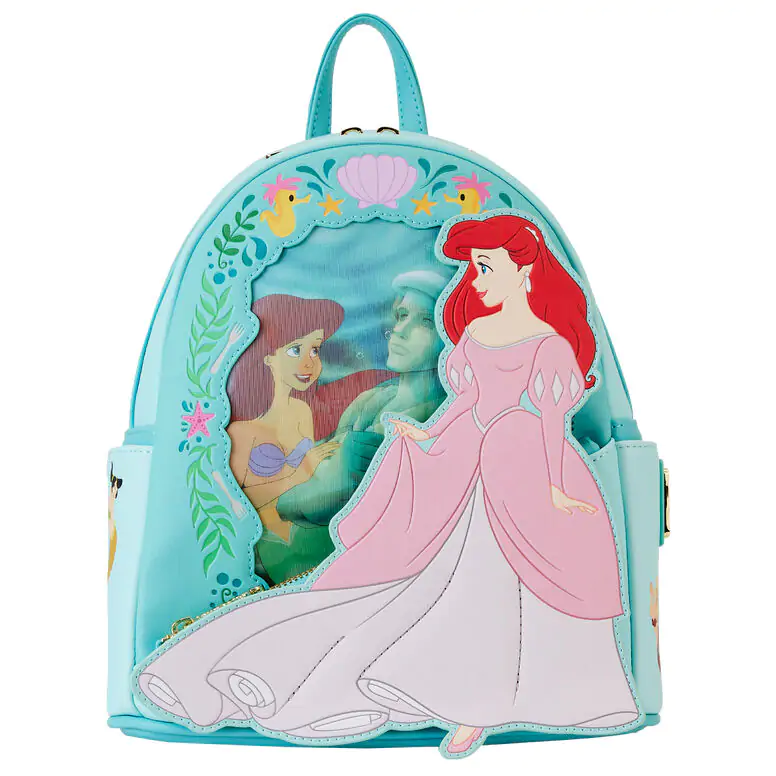 Loungefly Disney The Little Mermaid Ariel Princess Lenticular backpack 26cm termékfotó