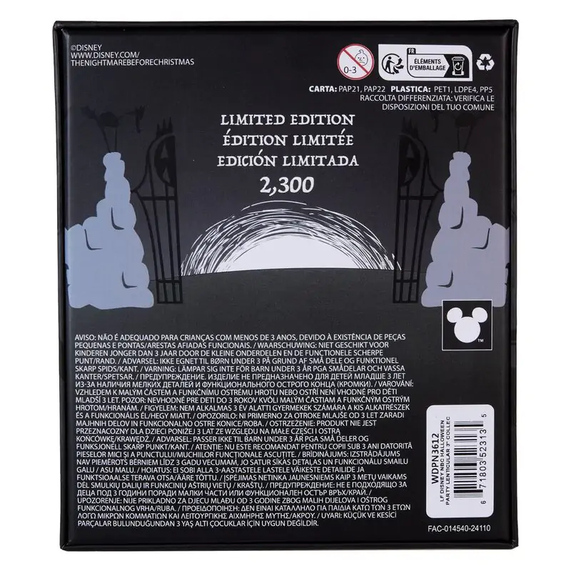 Loungefly Disney The Nightmare Before Christmas Mayor-Mobile kitűző termékfotó