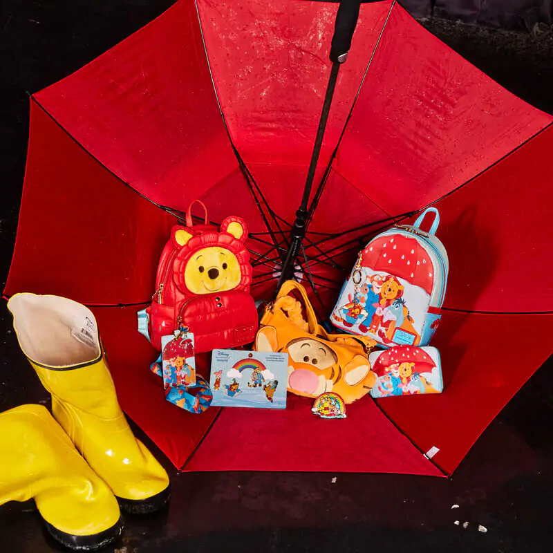 Loungefly Disney Winnie the Pooh &amp; Friends Rainy Day pénztárca termékfotó