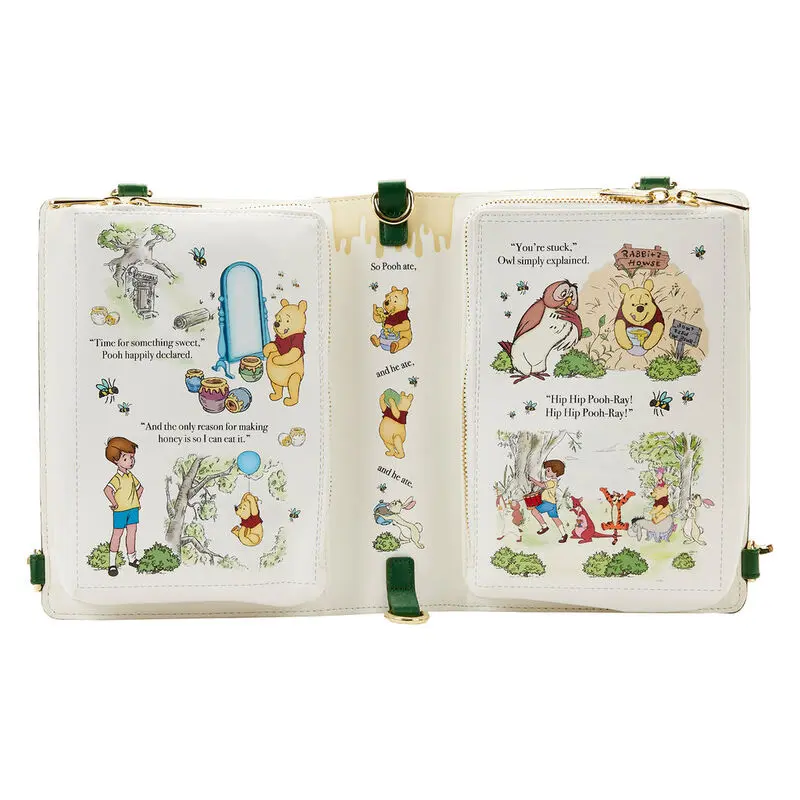 Loungefly Disney Winnie the Pooh  Classic Book Cover convertible keresztpántos táska termékfotó