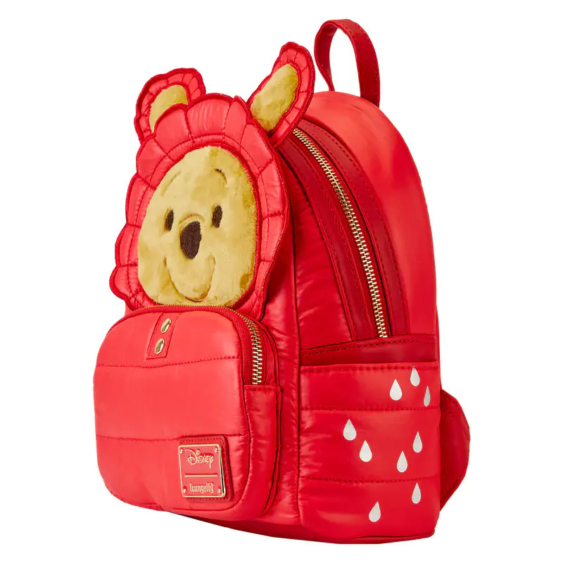 Loungefly Disney Winnie the Pooh Rainy Day Puffer Jacket backpack 26cm termékfotó