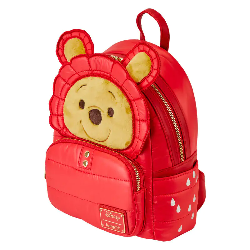 Loungefly Disney Winnie the Pooh Rainy Day Puffer Jacket backpack 26cm termékfotó