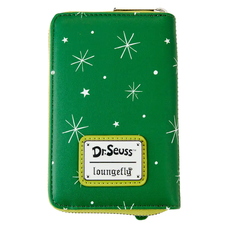 Loungefly Dr. Seuss How the Grinch Stole Christmas! Santa pénztárca termékfotó