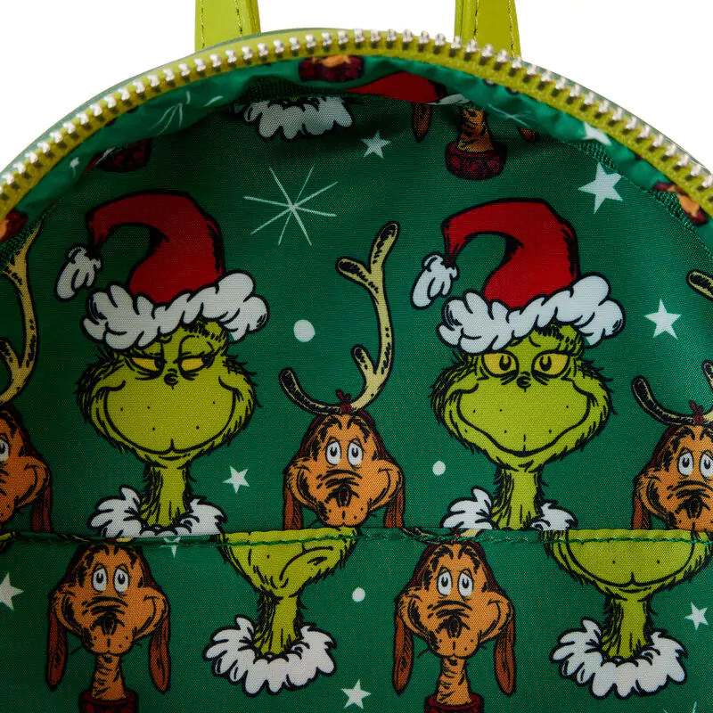 Loungefly Dr. Seuss How the Grinch Stole Christmas! Santa táska hátizsák 26cm termékfotó