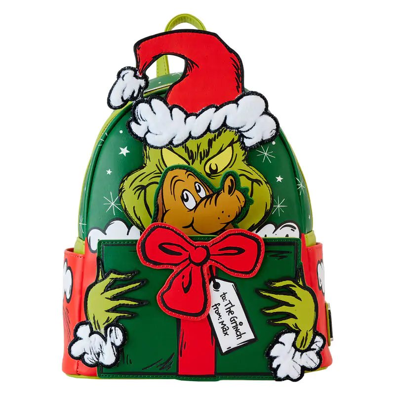 Loungefly Dr. Seuss How the Grinch Stole Christmas! Santa táska hátizsák 26cm termékfotó