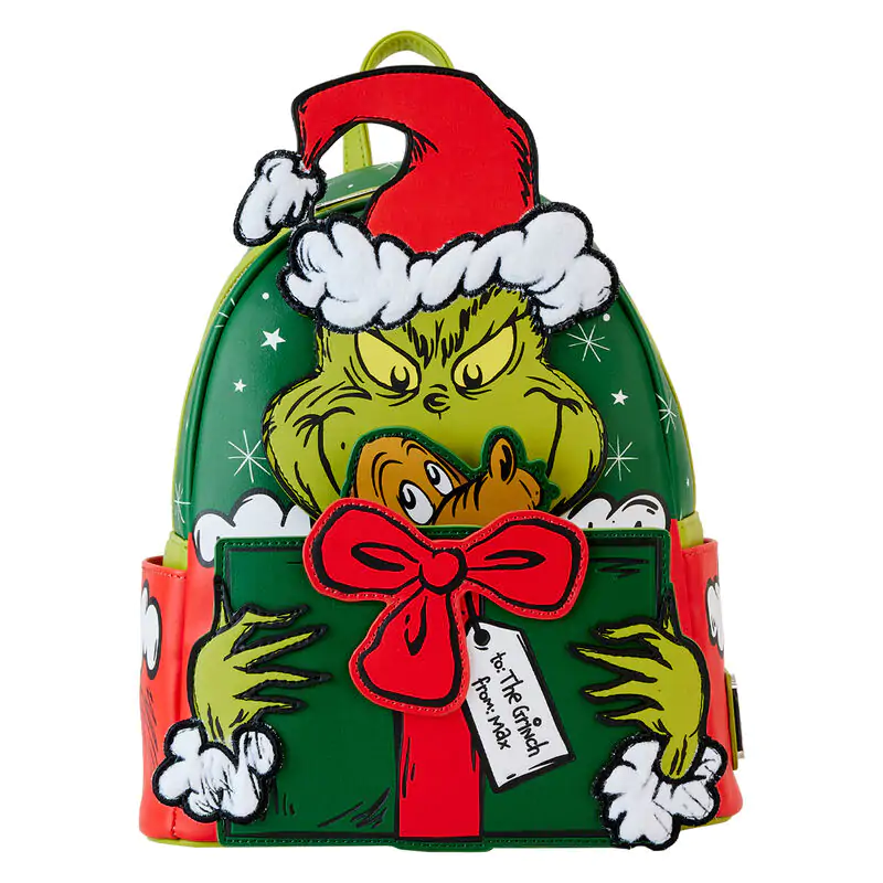 Loungefly Dr. Seuss How the Grinch Stole Christmas! Santa táska hátizsák 26cm termékfotó