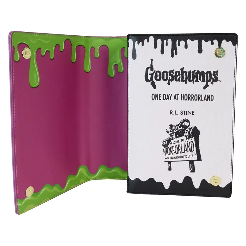 Loungefly Goosebumps One Day at Horrorland Book keresztpántos táska termékfotó