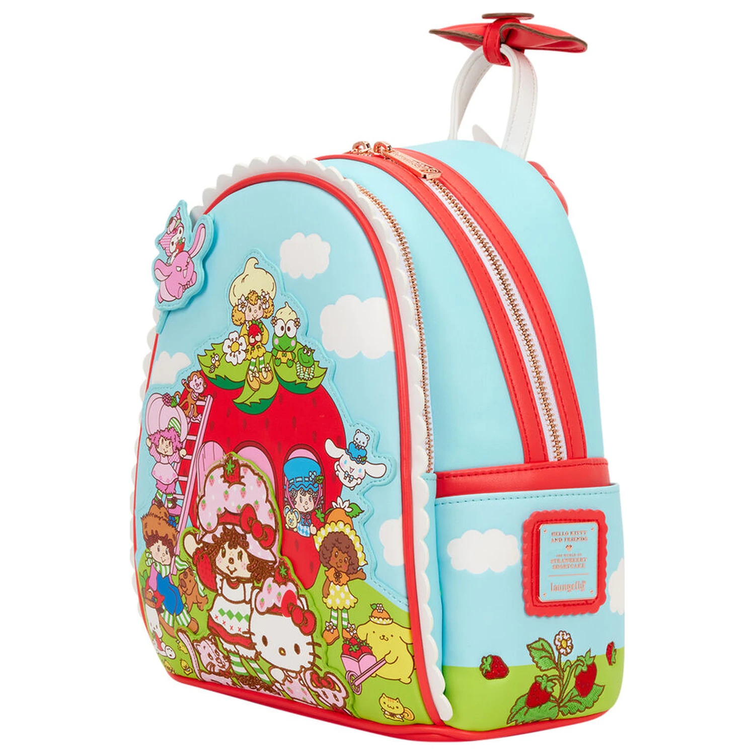 Loungefly Hello Kitty & Friends x Strawberry Shortcake Scented táska hátizsák 26cm termékfotó