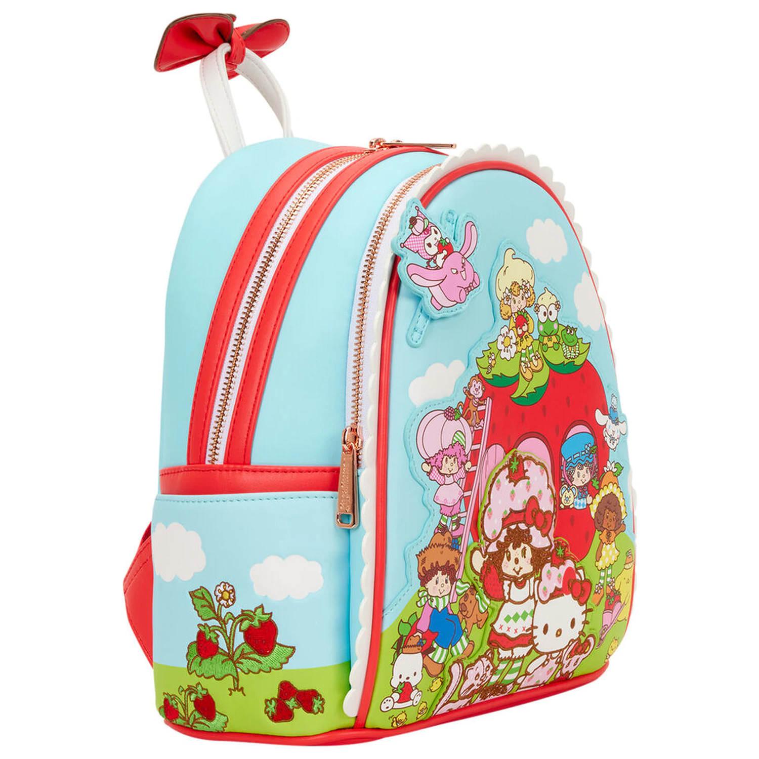 Loungefly Hello Kitty & Friends x Strawberry Shortcake Scented táska hátizsák 26cm termékfotó
