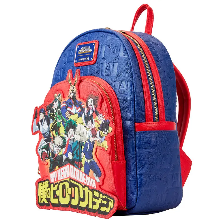 Loungefly My Hero Academia Group Debossed Logo backpack 26cm termékfotó