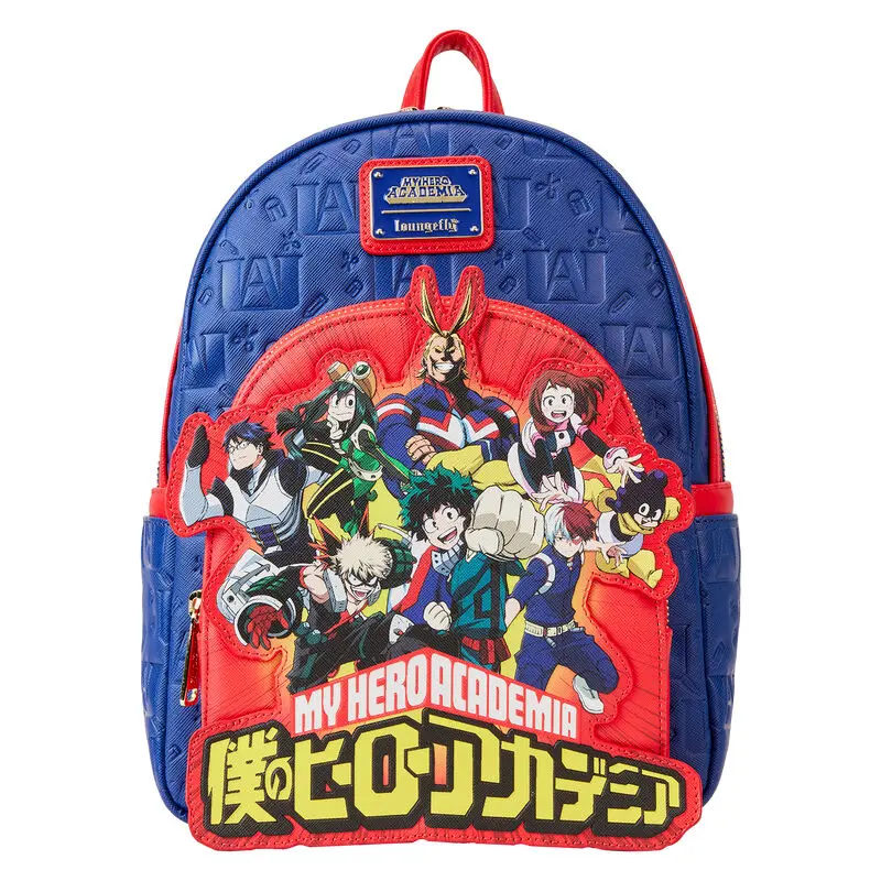 Loungefly My Hero Academia Group Debossed Logo backpack 26cm termékfotó