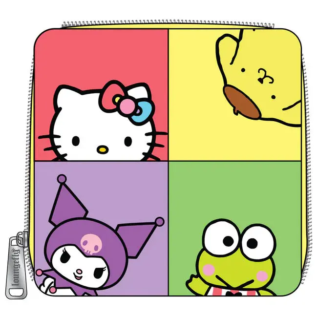Loungefly Sanrio Hello Kitty and Friends Color Block pénztárca termékfotó