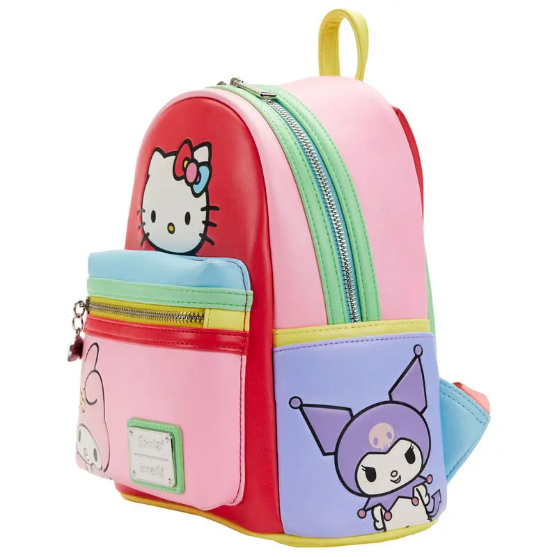 Loungefly Sanrio Hello Kitty and Friends Color Block táska hátizsák 26cm termékfotó