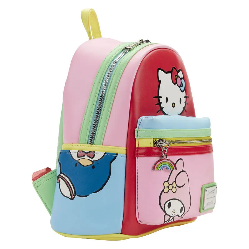 Loungefly Sanrio Hello Kitty and Friends Color Block táska hátizsák 26cm termékfotó