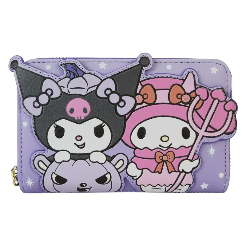 Loungefly Sanrio Kuromi Pumpkin pénztárca termékfotó