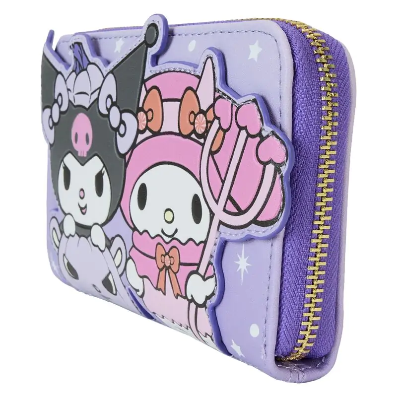 Loungefly Sanrio Kuromi Pumpkin pénztárca termékfotó